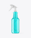 Color Plastic Spray Bottle Mockup