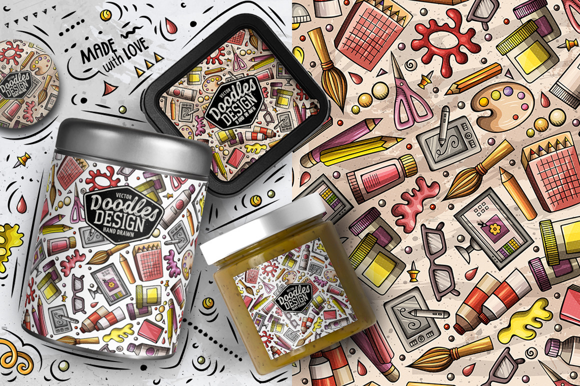 Design and Art Cartoon Seamless Patterns Design and Art Cartoon Seamless Patterns