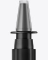 Amber Glass Nasal Spray Bottle Mockup