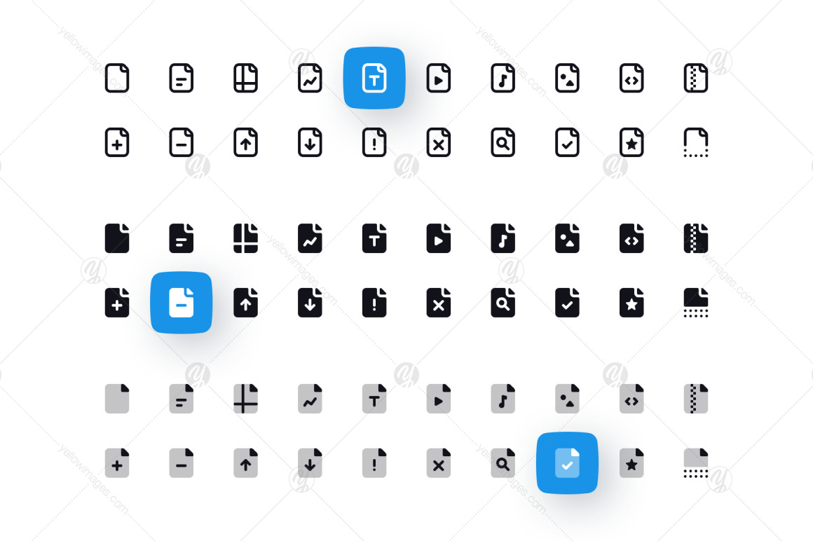 File Types Icon Set