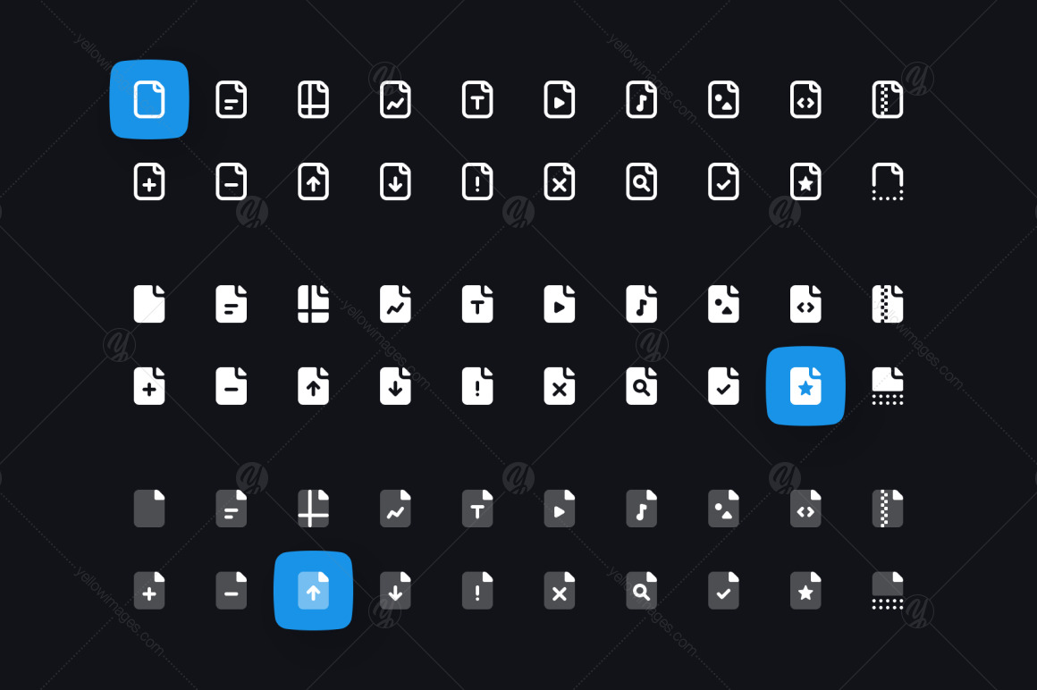 File Types Icon Set