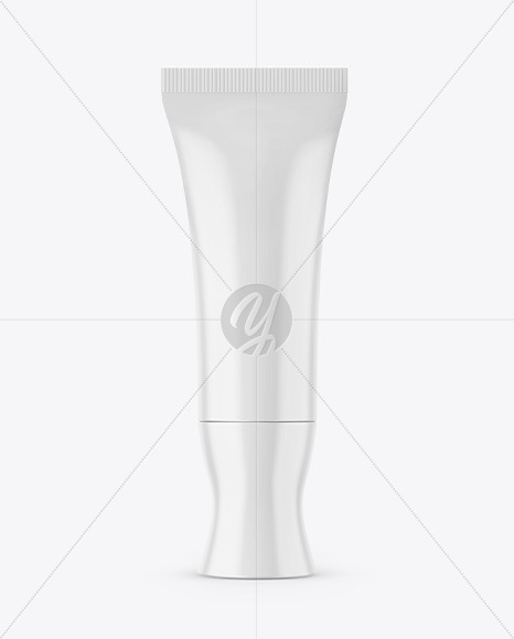 Glossy Cosmetic Tube Mockup