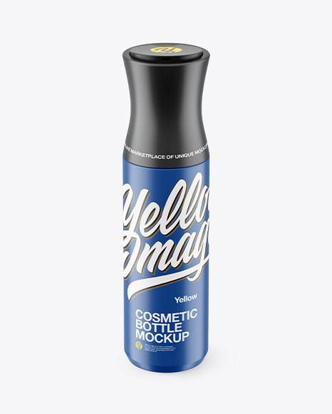 Matte Cosmetic Bottle Mockup