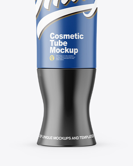 Matte Cosmetic Tube Mockup