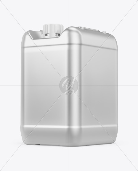 Metallic Jerrycan Mockup