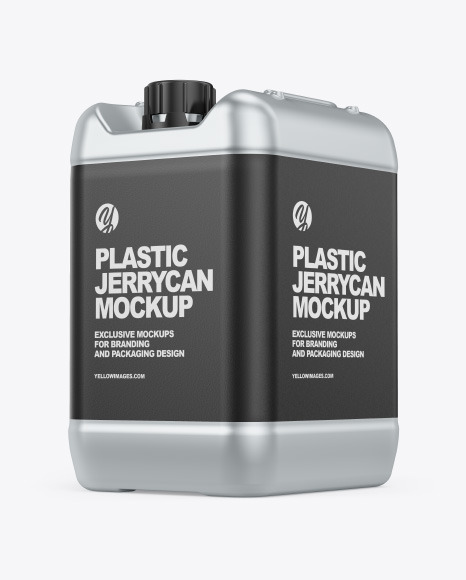 Metallic Jerrycan Mockup