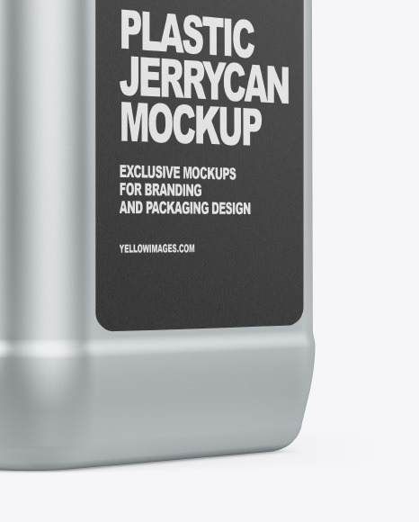 Metallic Jerrycan Mockup