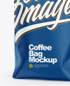 Matte Coffee Bag Mockup – Half Side View