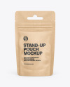 Kraft Stand-Up Pouch Mockup