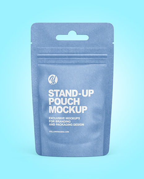 Kraft Stand-Up Pouch Mockup