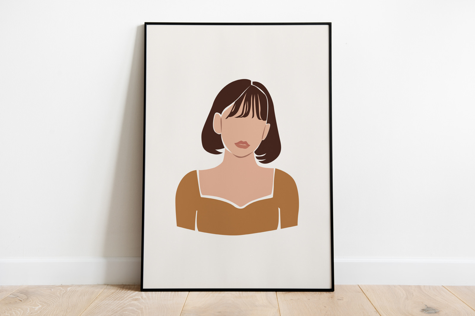 8 Vector Abstract Woman Portraits