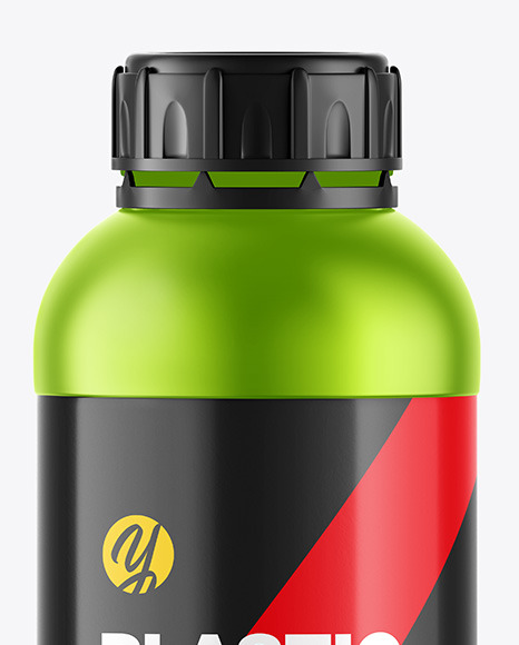 Metallic Bottle Mockup