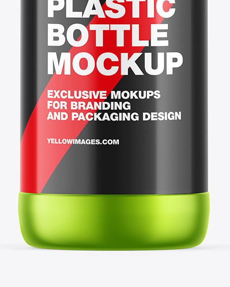 Metallic Bottle Mockup