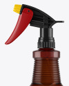 Amber Spray Bottle Mockup