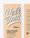 Kraft Broсhure with Pen Mockup Kraft Broсhure with Pen Mockup