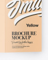 Kraft Broсhure with Pen Mockup Kraft Broсhure with Pen Mockup