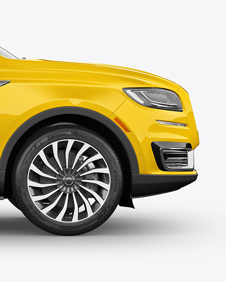 Crossover SUV Mockup – Side View