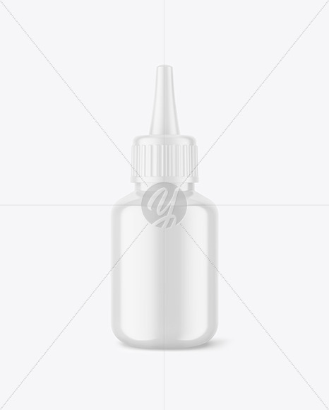 Glossy Glue Bottle Mockup