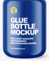 Glossy Glue Bottle Mockup