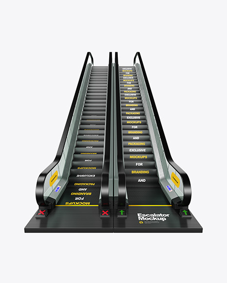 Double Escalator Mockup