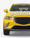 Compact Crossover SUV Mockup - Front View