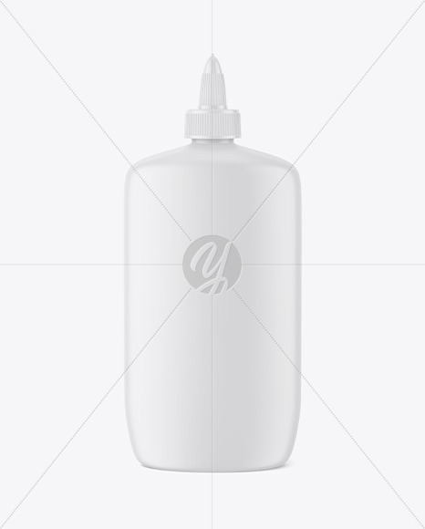 Matte Glue Bottle Mockup