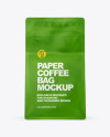 Paper Coffee Bag Mockup