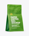 Paper Coffee Bag Mockup