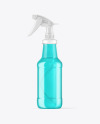 Color Liquid Spray Bottle Mockup