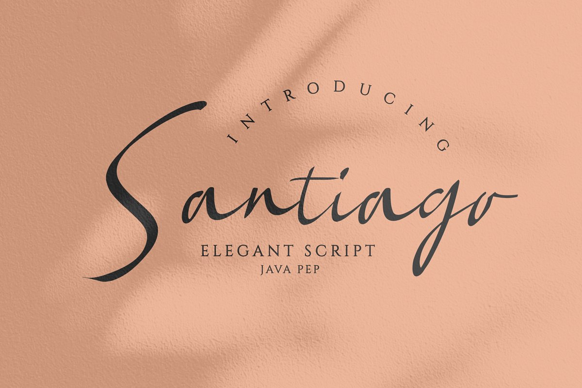 Santiago - Elegant Font Santiago - Elegant Font