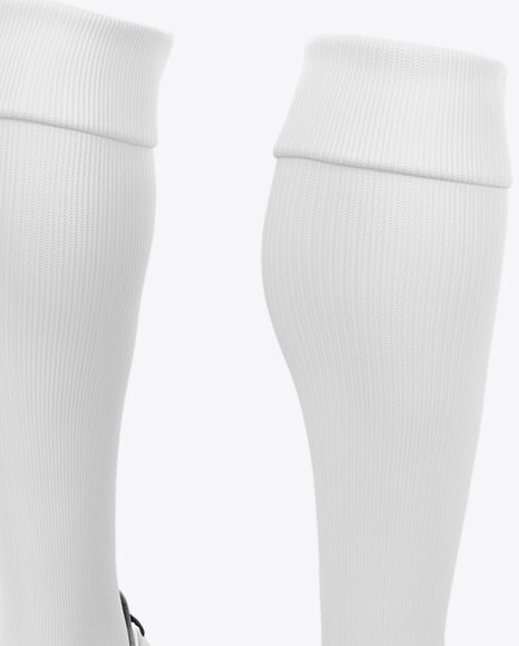 Football Kit Mockup - Half Side View