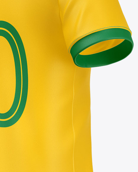 Football Kit Mockup - Half Side View