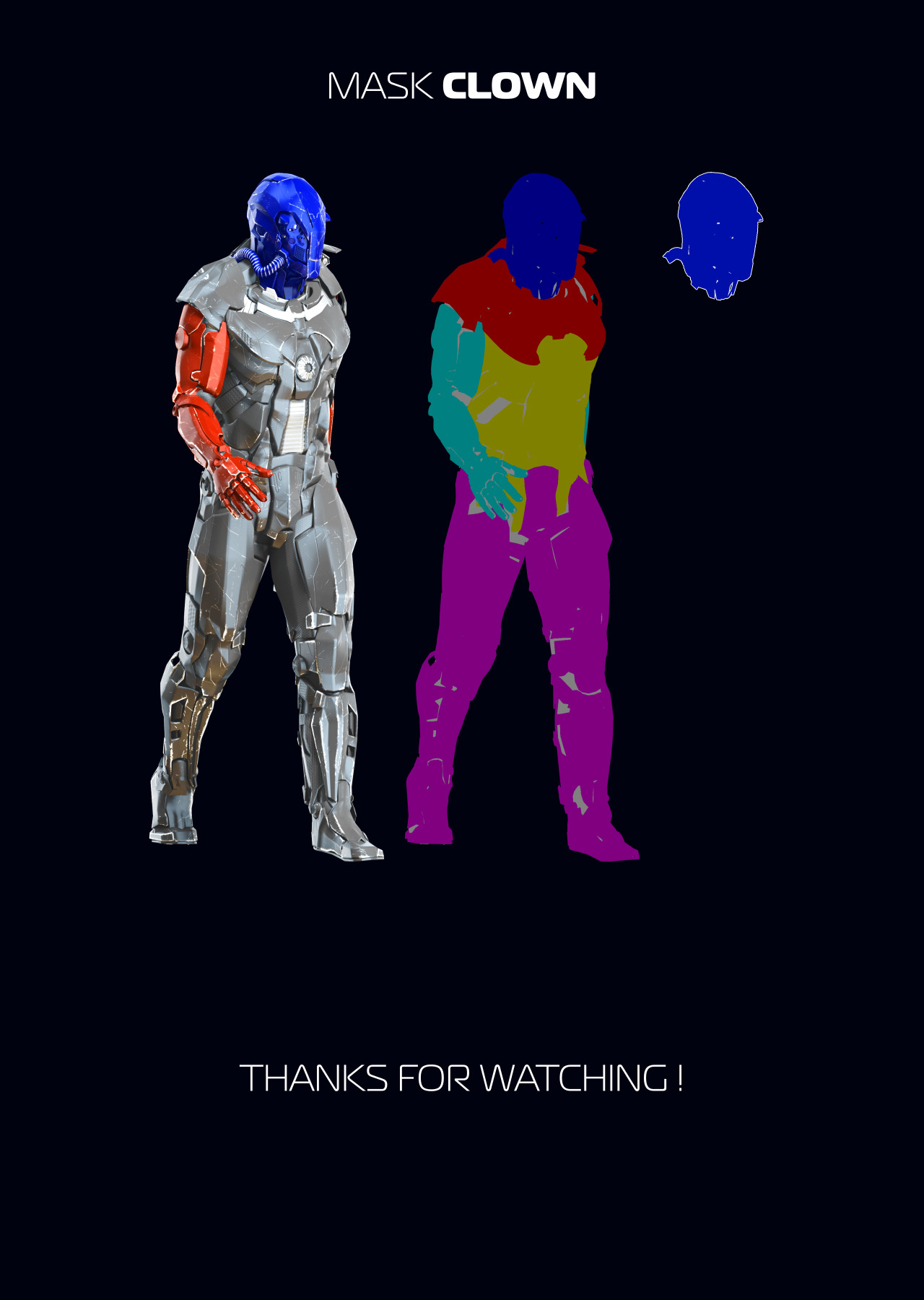 3D Mockup Space Astronaut Security Robots #11 3D Mockup Space Astronaut Security Robots #11