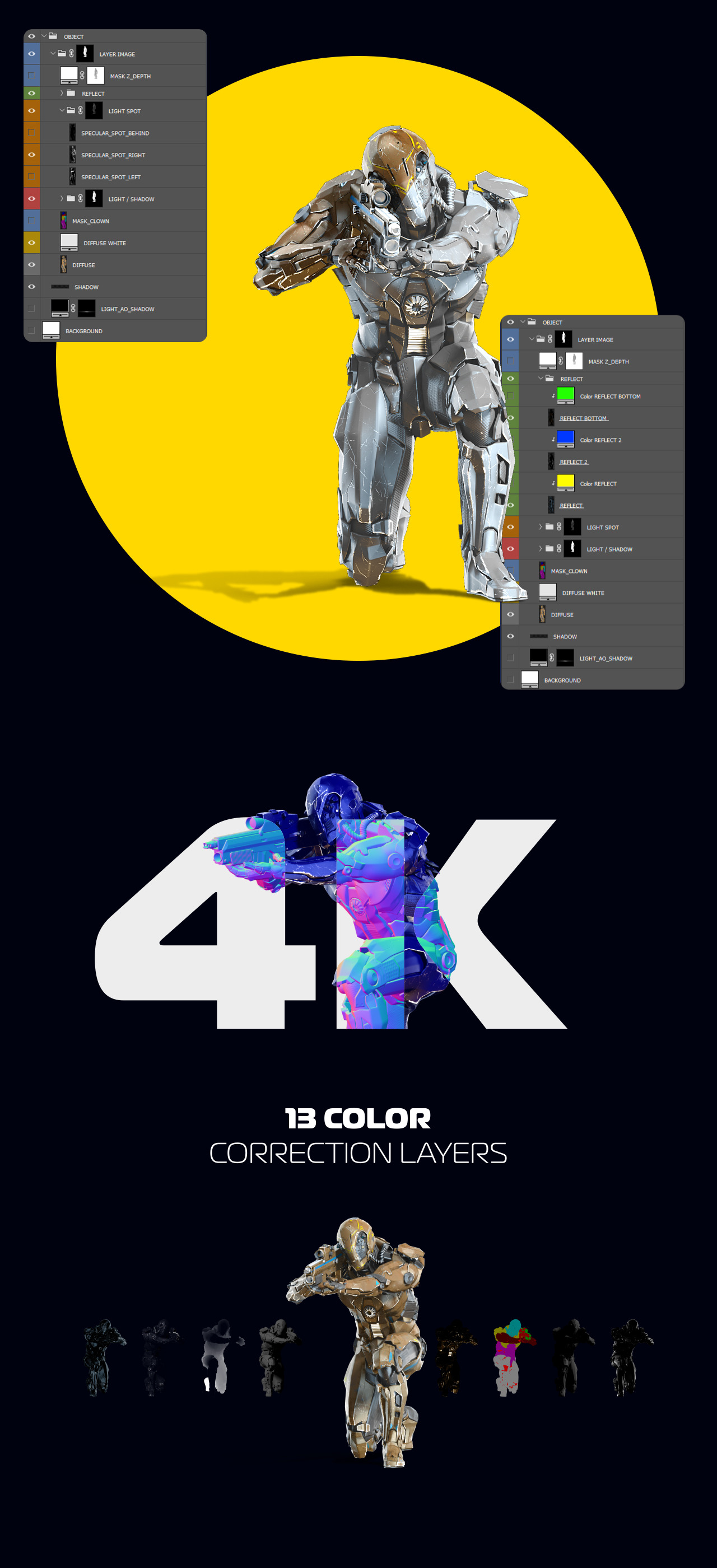 3D Mockup Space Astronaut Security Robots #13 3D Mockup Space Astronaut Security Robots #13