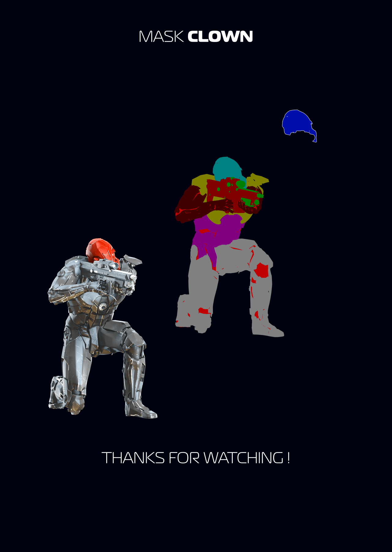 3D Mockup Space Astronaut Security Robots #13 3D Mockup Space Astronaut Security Robots #13