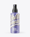 Matte Spray Bottle Mockup