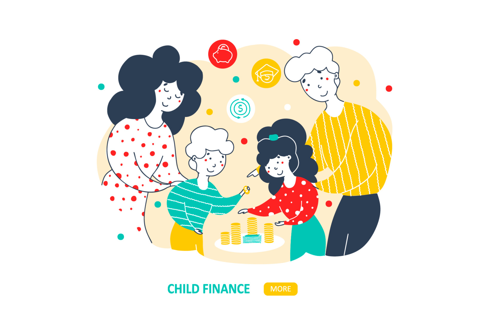 Child finance - Financial Illustrations