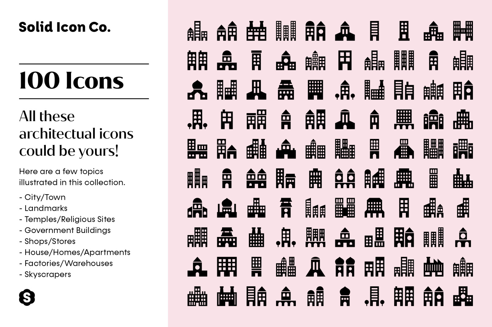 Buildings Icons Buildings Icons