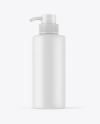 Matte Soap Bottle Mockup