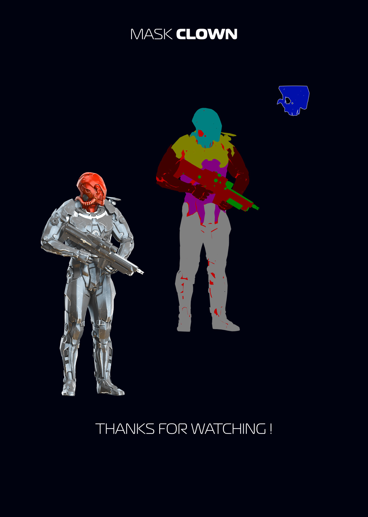 3D Mockup Space Astronaut Security Robots #19 3D Mockup Space Astronaut Security Robots #19