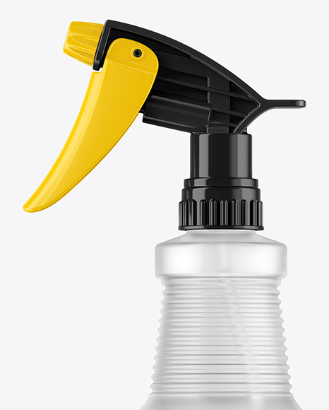 Frosted Spray Bottle Mockup