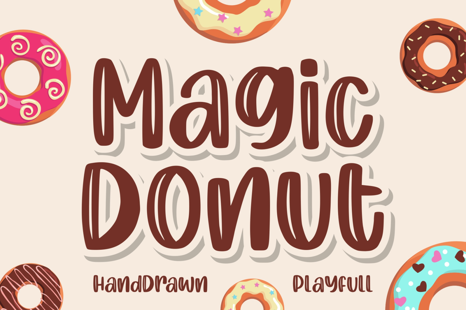 Magic Donut Font Magic Donut Font