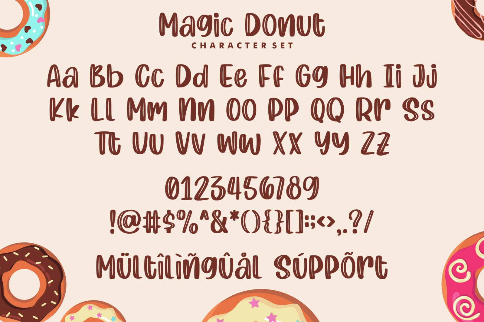 Magic Donut Font Magic Donut Font