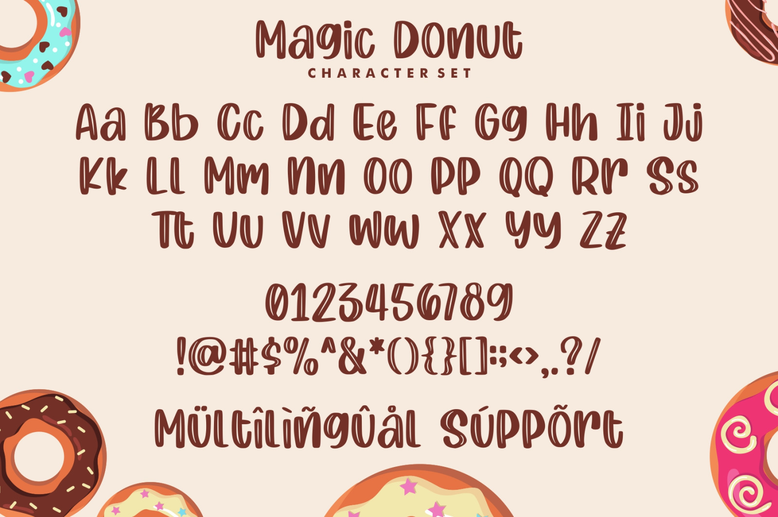 Magic Donut Font