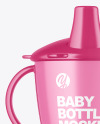 Matte Baby Bottle Mockup