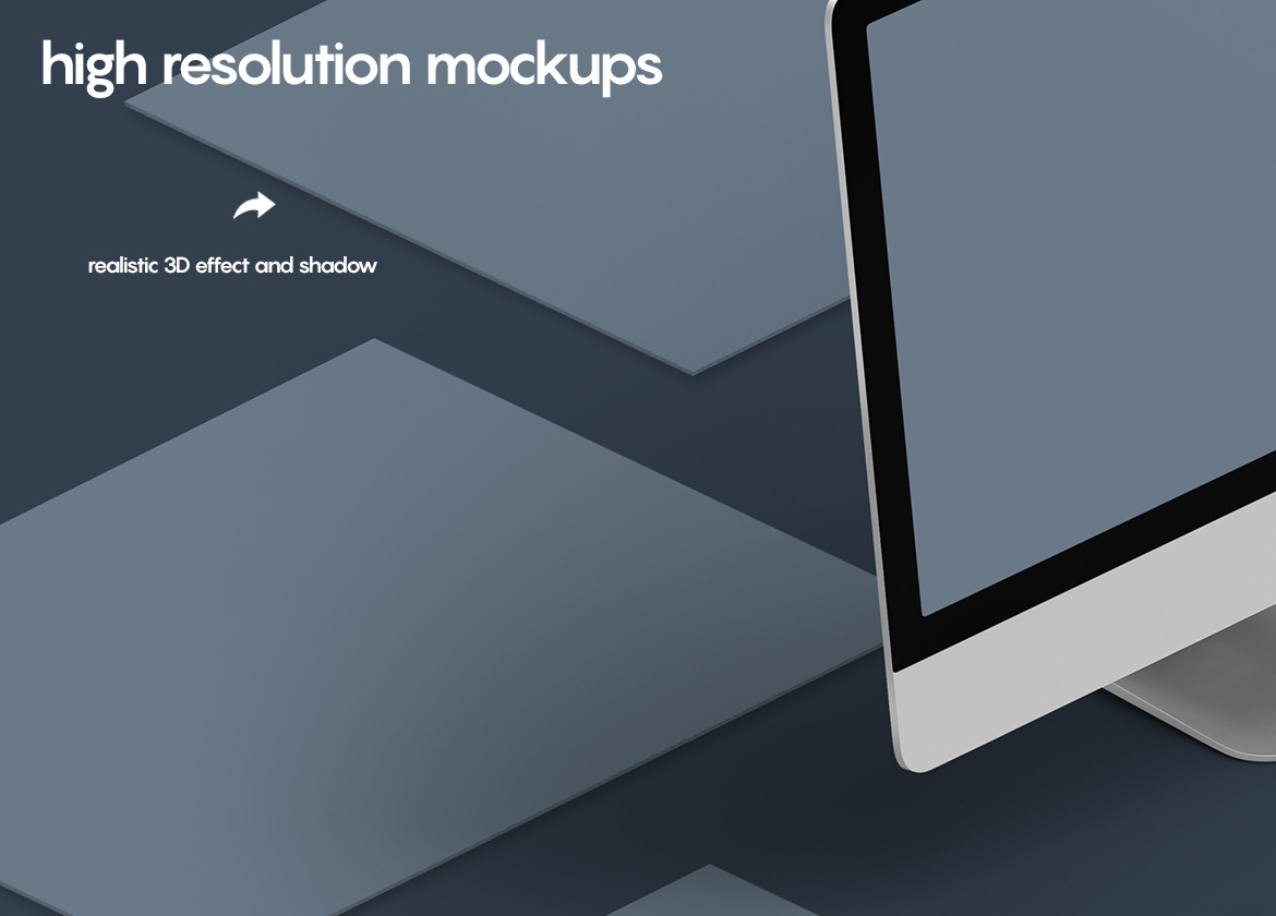 Isometric Website Mockup 3.0 Isometric Website Mockup 3.0
