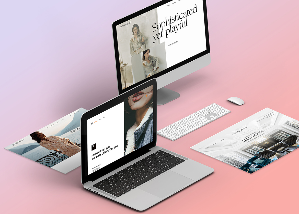 Isometric Website Mockup 3.0 Isometric Website Mockup 3.0