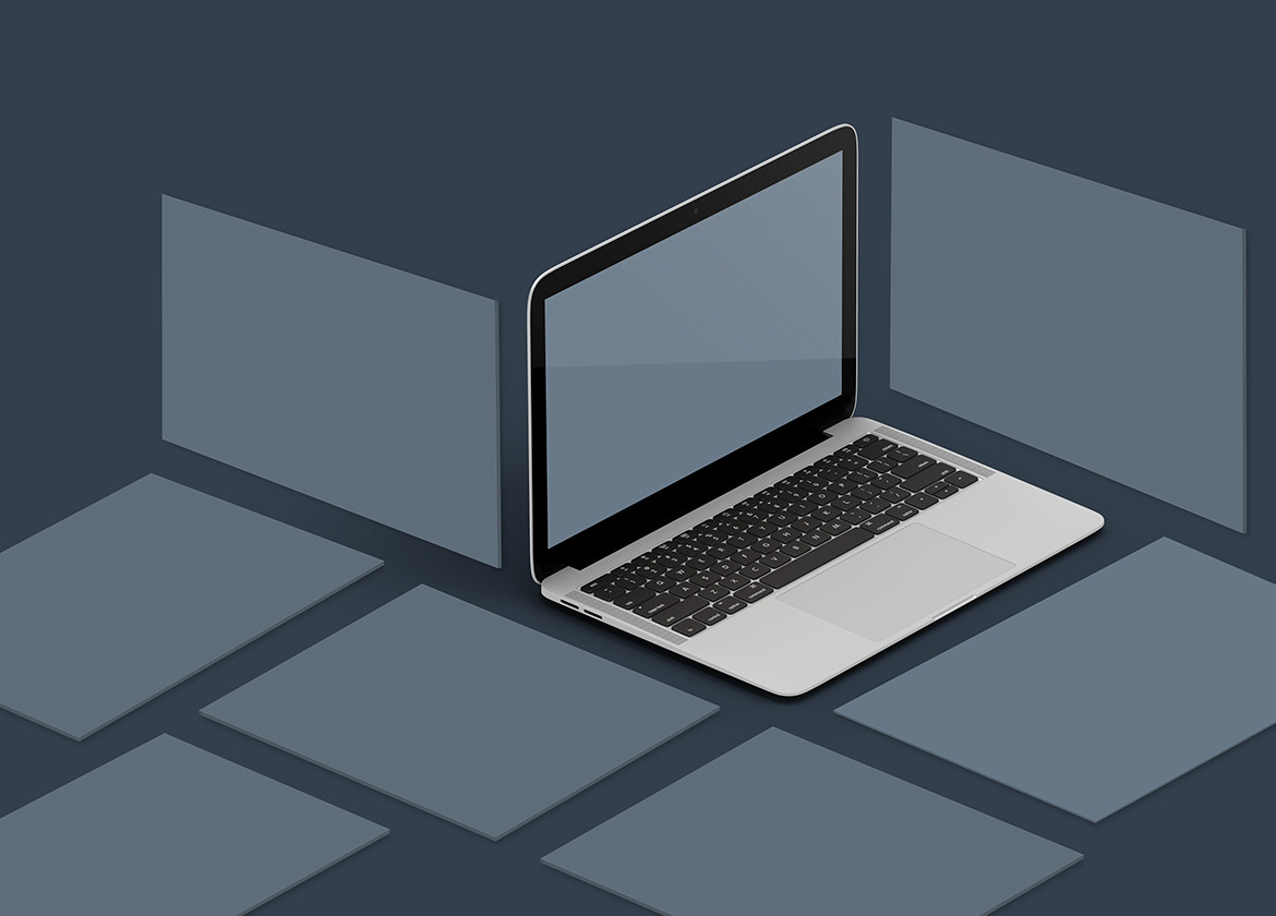 Isometric Website Mockup 6.0 Isometric Website Mockup 6.0