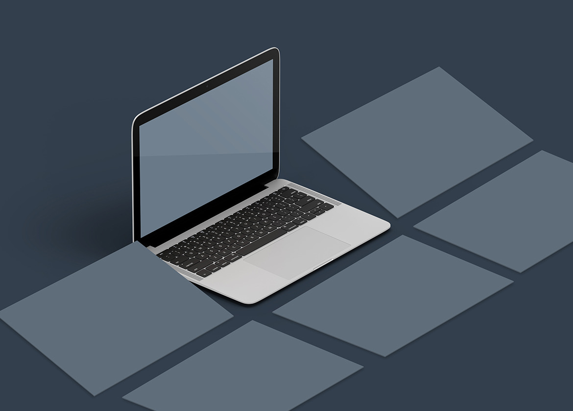 Isometric Website Mockup 6.0 Isometric Website Mockup 6.0