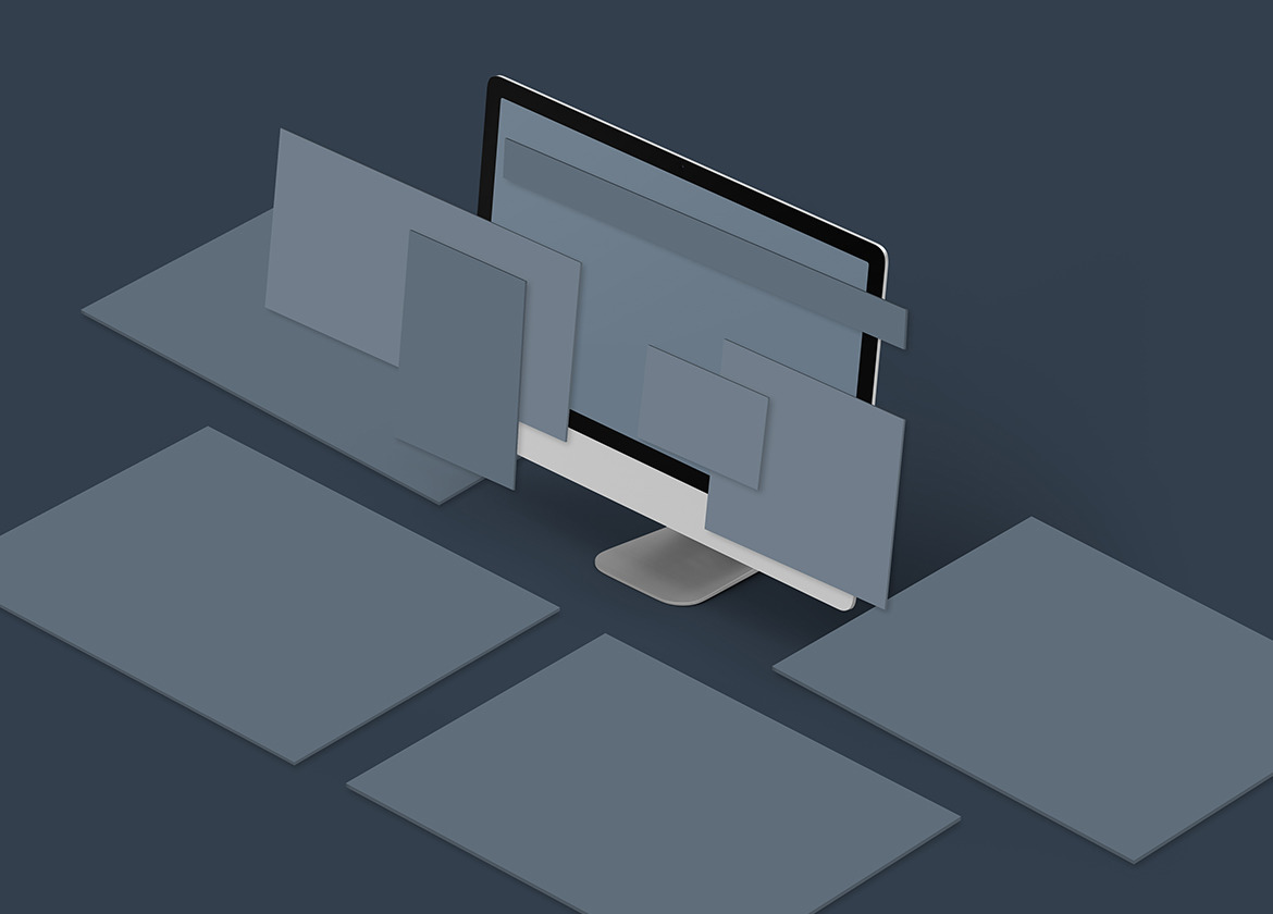 Isometric Website Mockup 8.0 Isometric Website Mockup 8.0